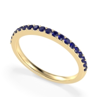 Three-Quarter Prong Set Vakti Band