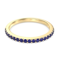 Three-Quarter Prong Set Vakti Band