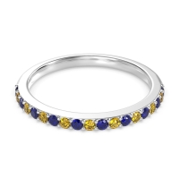 Three-Quarter Prong Set Vakti Band