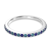 Three-Quarter Prong Set Vakti Band