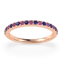 Three-Quarter Prong Set Vakti Band