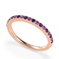 Three-Quarter Prong Set Vakti Band