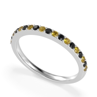 Three-Quarter Prong Set Vakti Band