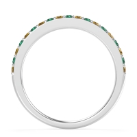 Three-Quarter Prong Set Vakti Band