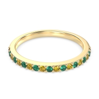 Three-Quarter Prong Set Vakti Band