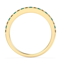 Three-Quarter Prong Set Vakti Band