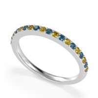 Three-Quarter Prong Set Vakti Band