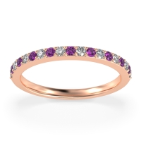 Three-Quarter Prong Set Vakti Band