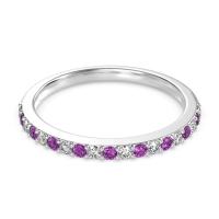 Three-Quarter Prong Set Vakti Band