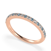 Three-Quarter Prong Set Vakti Band