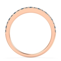 Three-Quarter Prong Set Vakti Band