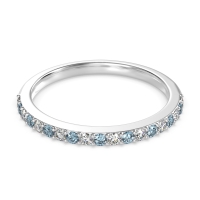 Three-Quarter Prong Set Vakti Band