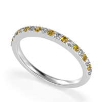 Three-Quarter Prong Set Vakti Band