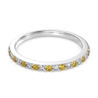 Three-Quarter Prong Set Vakti Band