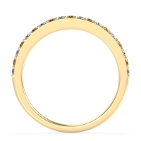 Three-Quarter Prong Set Vakti Band