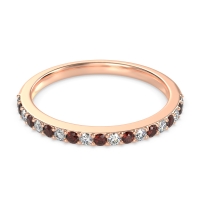 Three-Quarter Prong Set Vakti Band