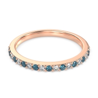 Three-Quarter Prong Set Vakti Band