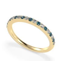 Three-Quarter Prong Set Vakti Band