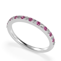 Three-Quarter Prong Set Vakti Band