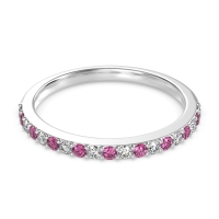 Three-Quarter Prong Set Vakti Band