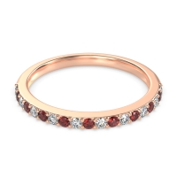 Three-Quarter Prong Set Vakti Band