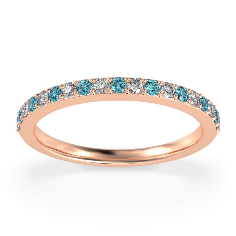 Three-Quarter Prong Set Vakti Band