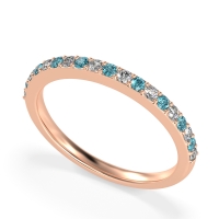 Three-Quarter Prong Set Vakti Band