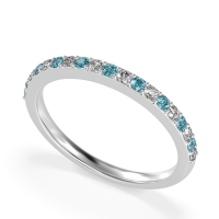 Three-Quarter Prong Set Vakti Band