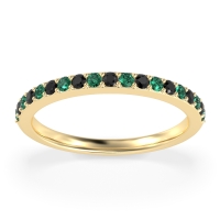 Three-Quarter Prong Set Vakti Band