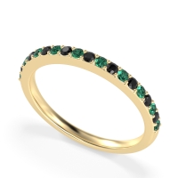 Three-Quarter Prong Set Vakti Band