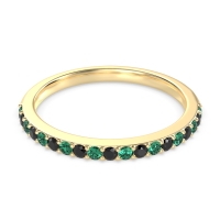 Three-Quarter Prong Set Vakti Band