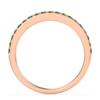 Three-Quarter Prong Set Vakti Band