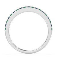 Three-Quarter Prong Set Vakti Band