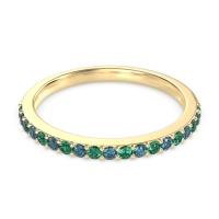 Three-Quarter Prong Set Vakti Band