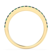 Three-Quarter Prong Set Vakti Band