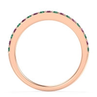 Three-Quarter Prong Set Vakti Band