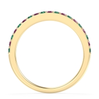 Three-Quarter Prong Set Vakti Band