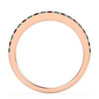 Three-Quarter Prong Set Vakti Band