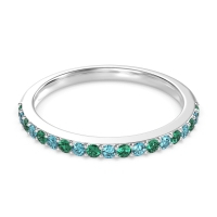 Three-Quarter Prong Set Vakti Band