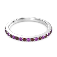 Three-Quarter Prong Set Vakti Band