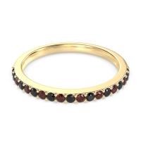 Three-Quarter Prong Set Vakti Band