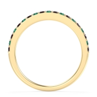Three-Quarter Prong Set Vakti Band