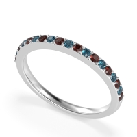 Three-Quarter Prong Set Vakti Band