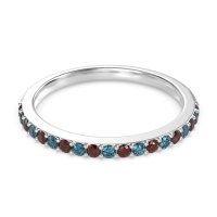 Three-Quarter Prong Set Vakti Band