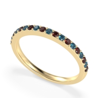 Three-Quarter Prong Set Vakti Band