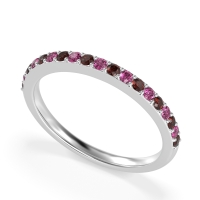 Three-Quarter Prong Set Vakti Band