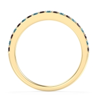 Three-Quarter Prong Set Vakti Band