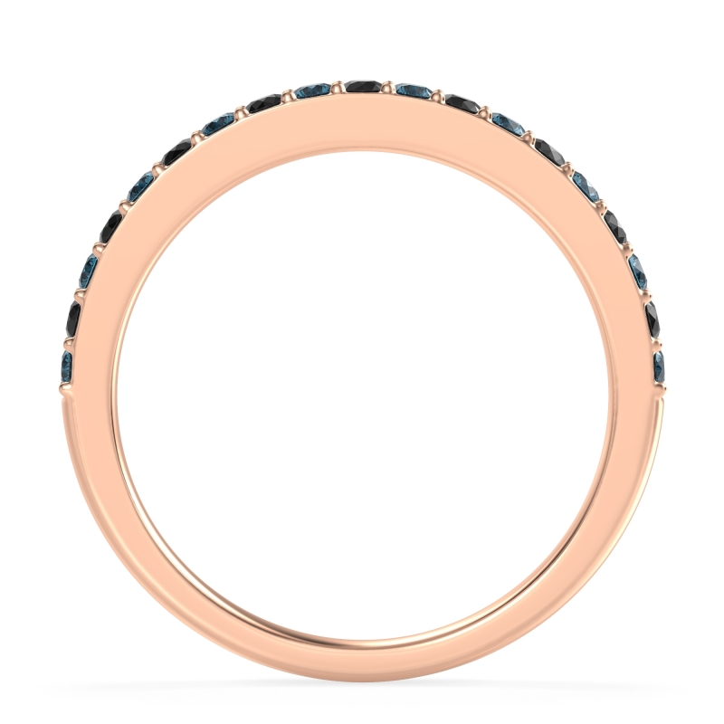 Three-Quarter Prong Set Vakti Band