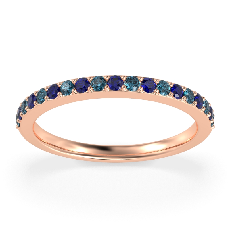 Three-Quarter Prong Set Vakti Band