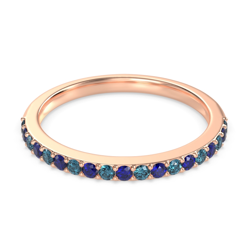 Three-Quarter Prong Set Vakti Band